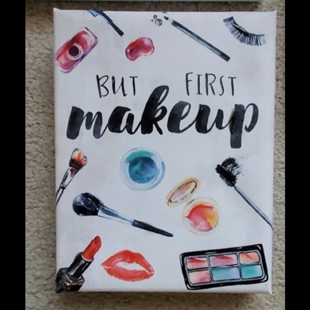 But first makeup canvas